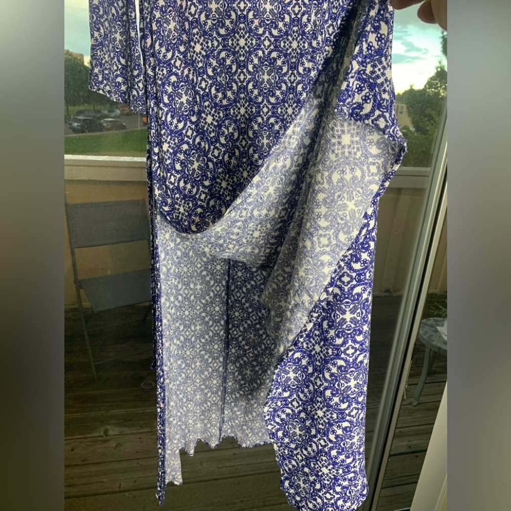 Lulus Mandala Daydream Blue Print Maxi-dress EUC Size XS Stretchy Fabric - Picture 6 of 14